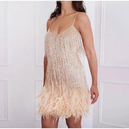 Sequin Cocktail Dress for Women – Dazzling & Elegant Party Wear-Caliboot