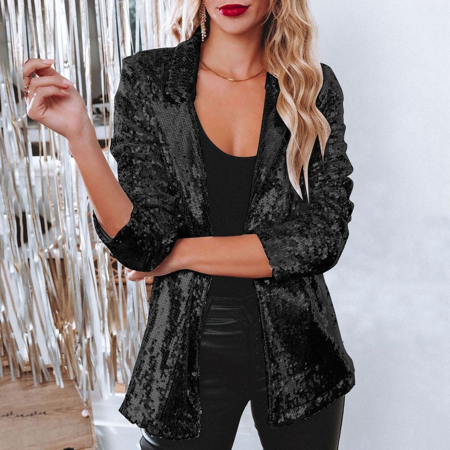Sequin Blazer for Women – Glamorous & Eye-Catching 2