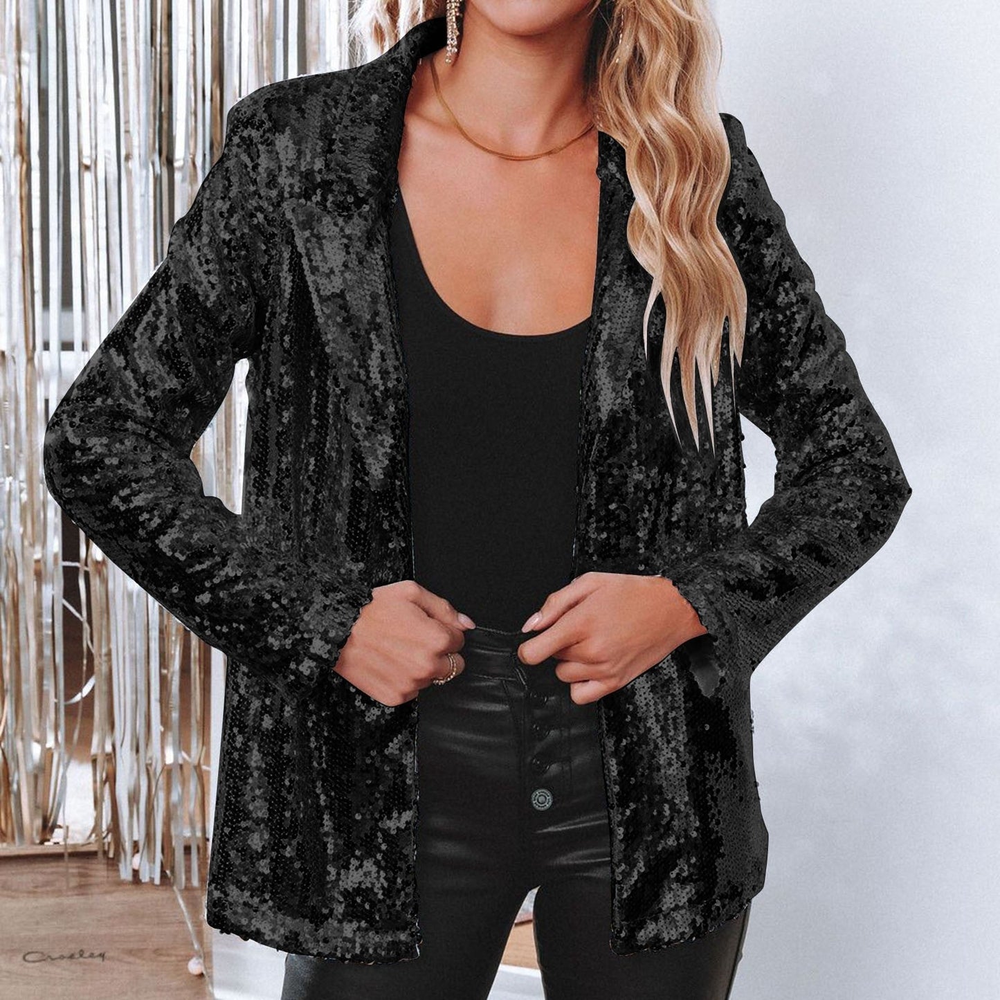 Sequin Blazer for Women – Glamorous & Eye-Catching 6