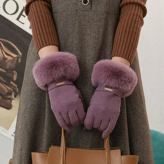 "Esta" Fur Gloves Caliboot