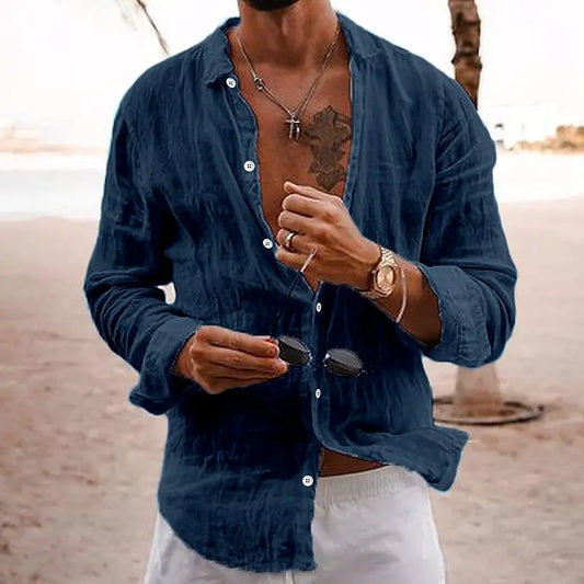 Théo – Chemise en pour Hommes – Respirante & Élégante