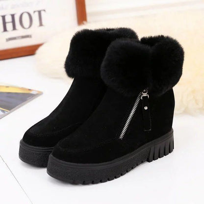 Short Winter Boots for Women – Stylish & Comfortable with Integrated Heel