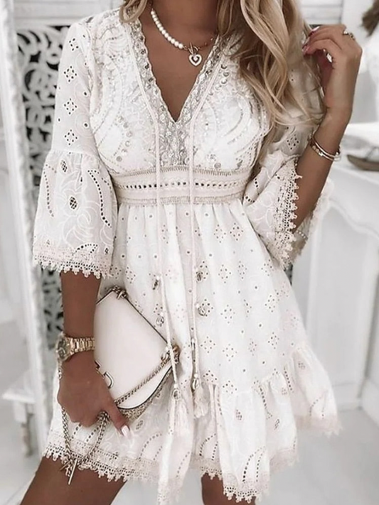 Adalida - Robe Chic Classique pour Femmes – Élégante & Raffinée
