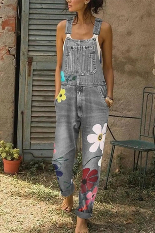 Sleeveless Denim Overalls for Women – Effortless Style & Versatile Fit-Caliboot
