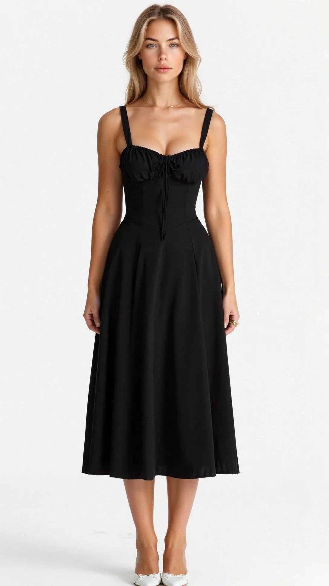 Sleeveless Midi Dress for Women – Effortless Summer Style & Comfort-Caliboot