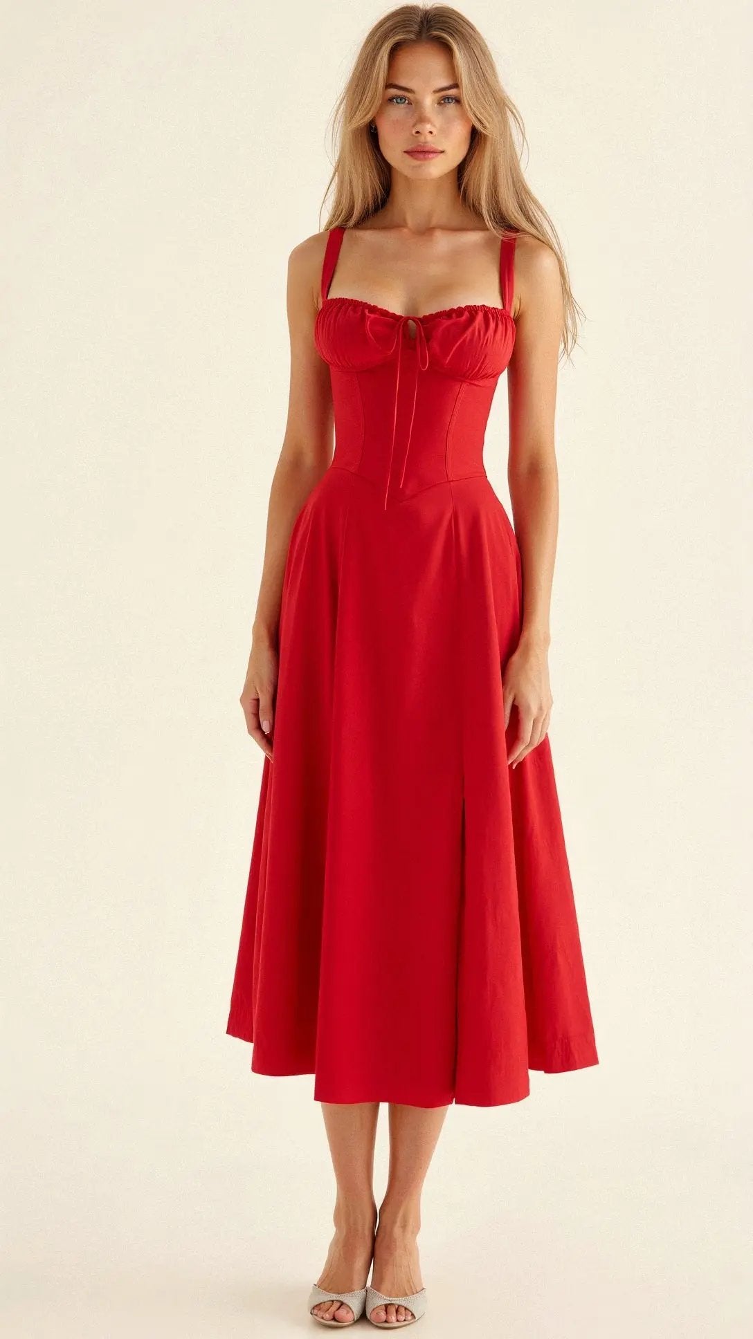 Sleeveless Midi Dress for Women – Effortless Summer Style & Comfort-Caliboot