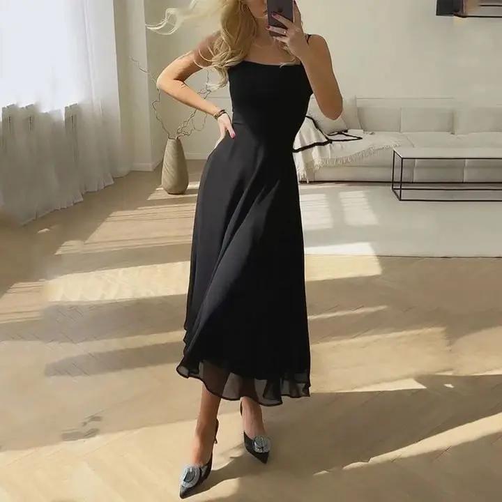 Sleeveless Midi Dress for Women – Effortlessly Chic & Comfortable-Caliboot