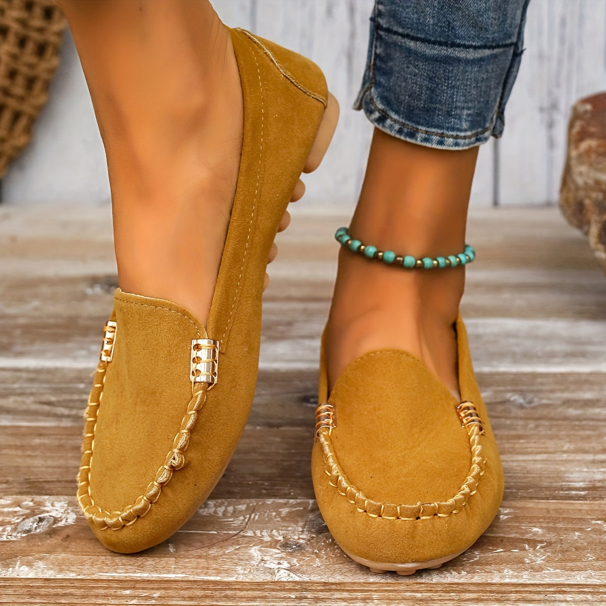 Slip-On Moccasin Loafers for Women – Effortless Style & Comfort