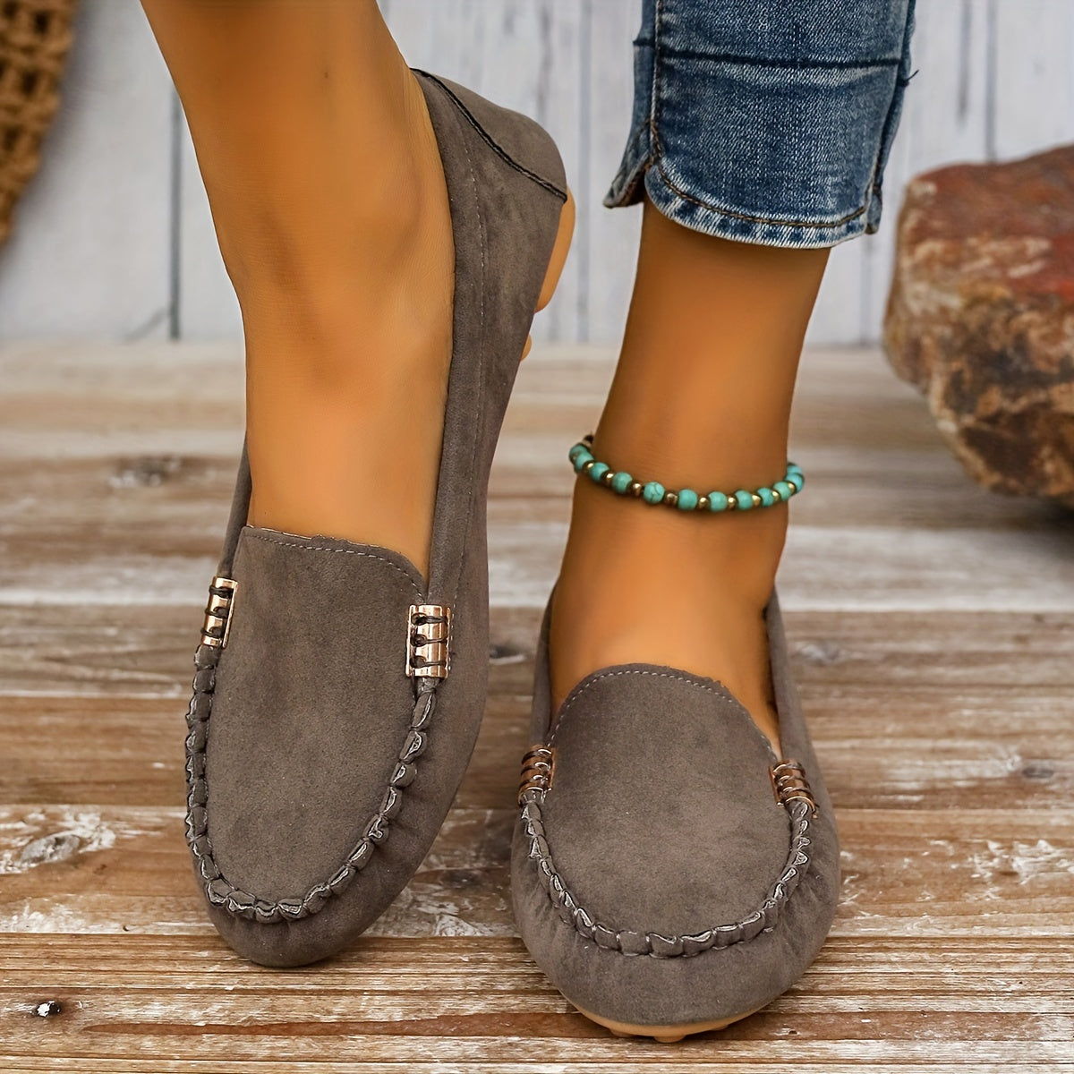 Slip-On Moccasin Loafers for Women – Effortless Style & Comfort