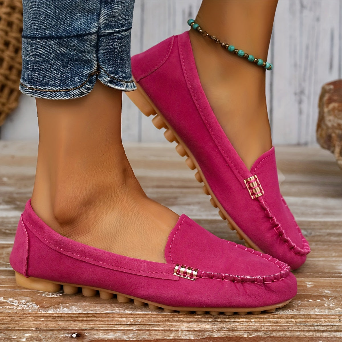 Slip-On Moccasin Loafers for Women – Effortless Style & Comfort