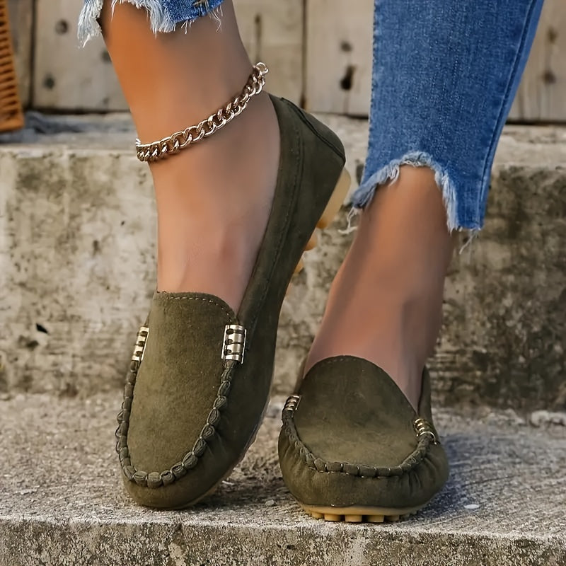 Slip-On Moccasin Loafers for Women – Effortless Style & Comfort
