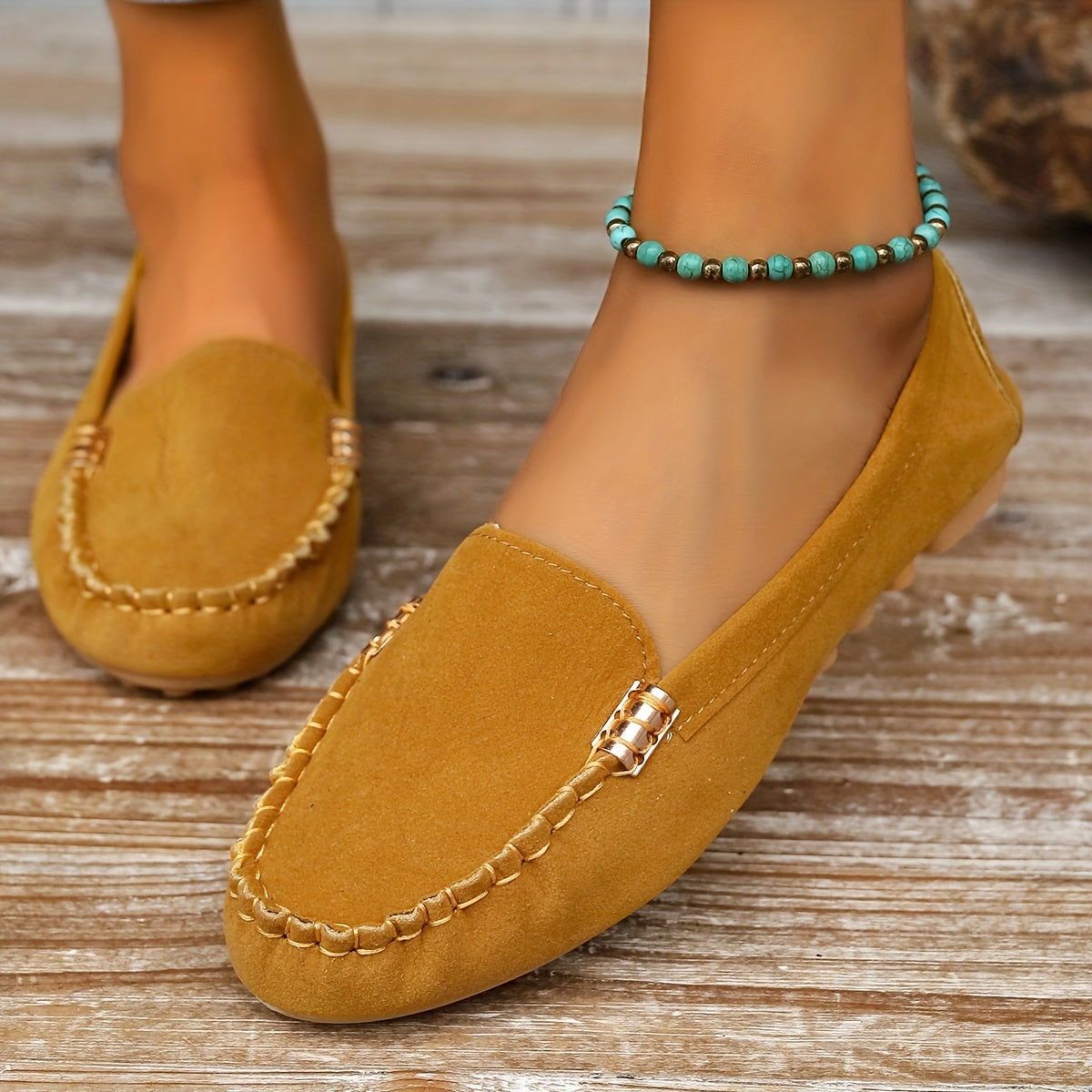 Slip-On Moccasin Loafers for Women – Effortless Style & Comfort