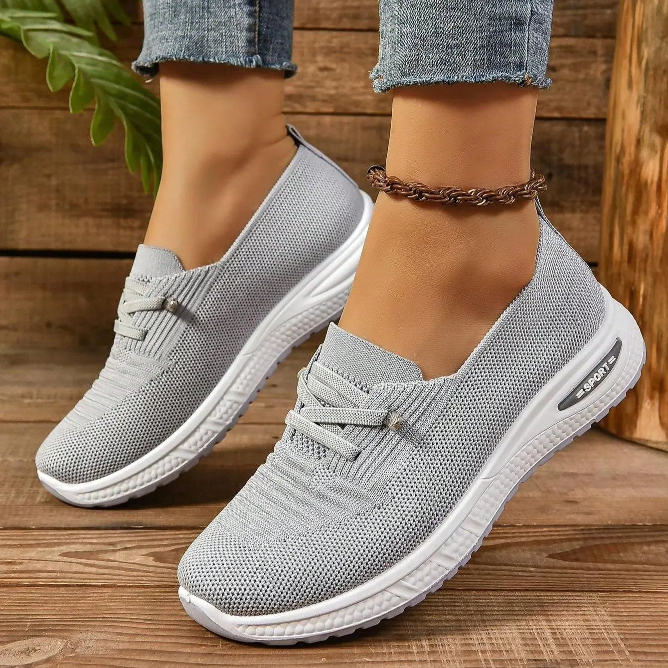 Slip-On Sneakers for Women – Best Walking Shoes with Supportive Comfort-Caliboot