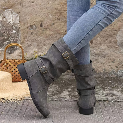 Slouchy Black Ankle Boots for Women – Chic & Stylish Comfort