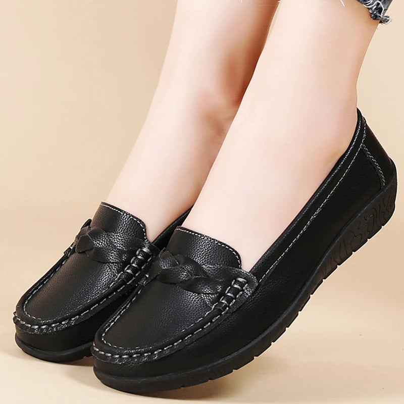 Soft Black Loafers for Women – Effortless Style & Comfort