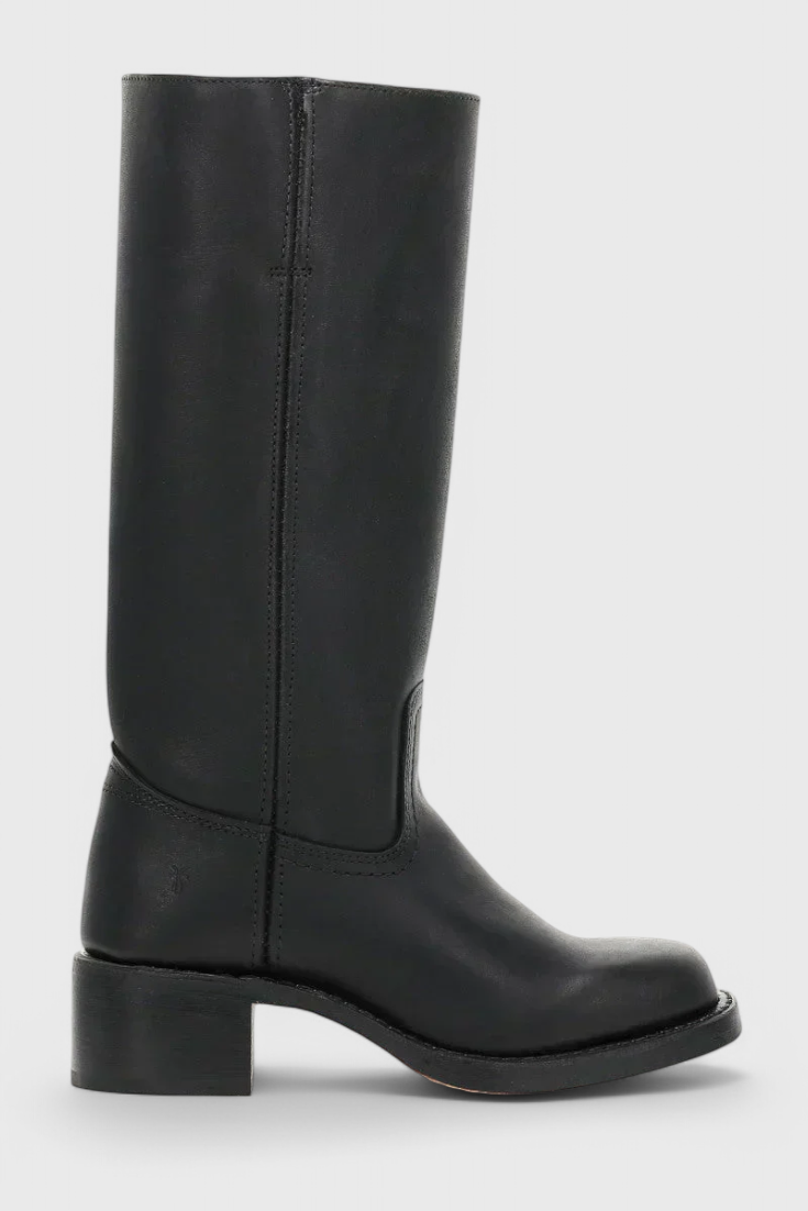 Ella | Women’s Leather Knee-High Boots with Heels Caliboot
