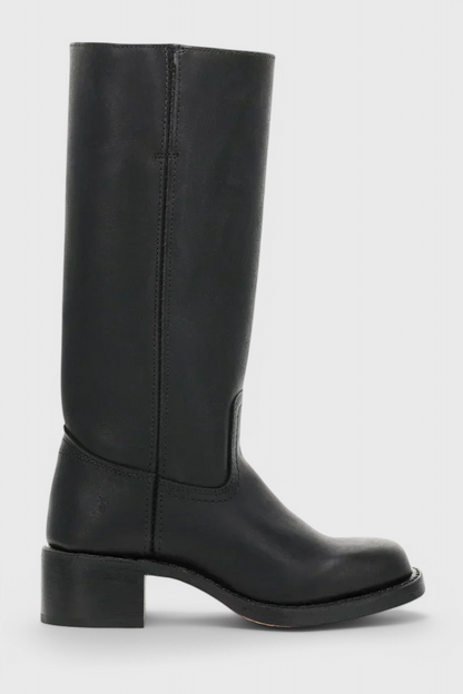 Ella | Women’s Leather Knee-High Boots with Heels Caliboot