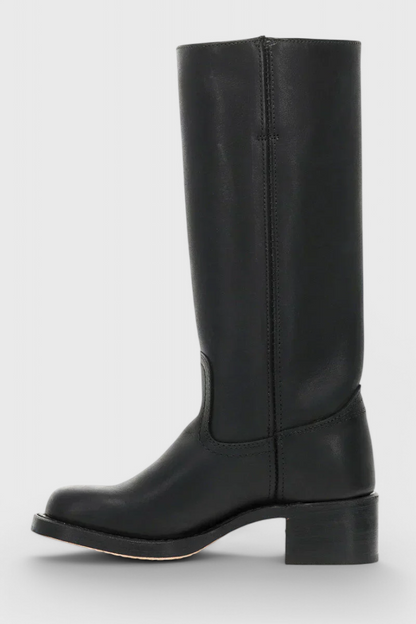 Ella | Women’s Leather Knee-High Boots with Heels Caliboot