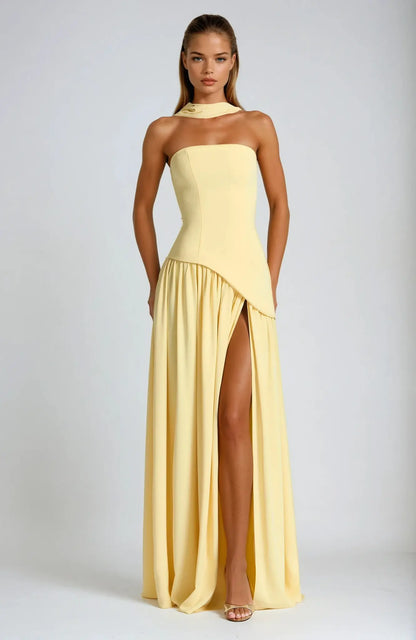 Strapless Maxi Dress for Women – Elegant & Flowing 1