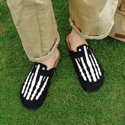 Striped Cork Clogs for Men – Stylish & Comfortable Footwear