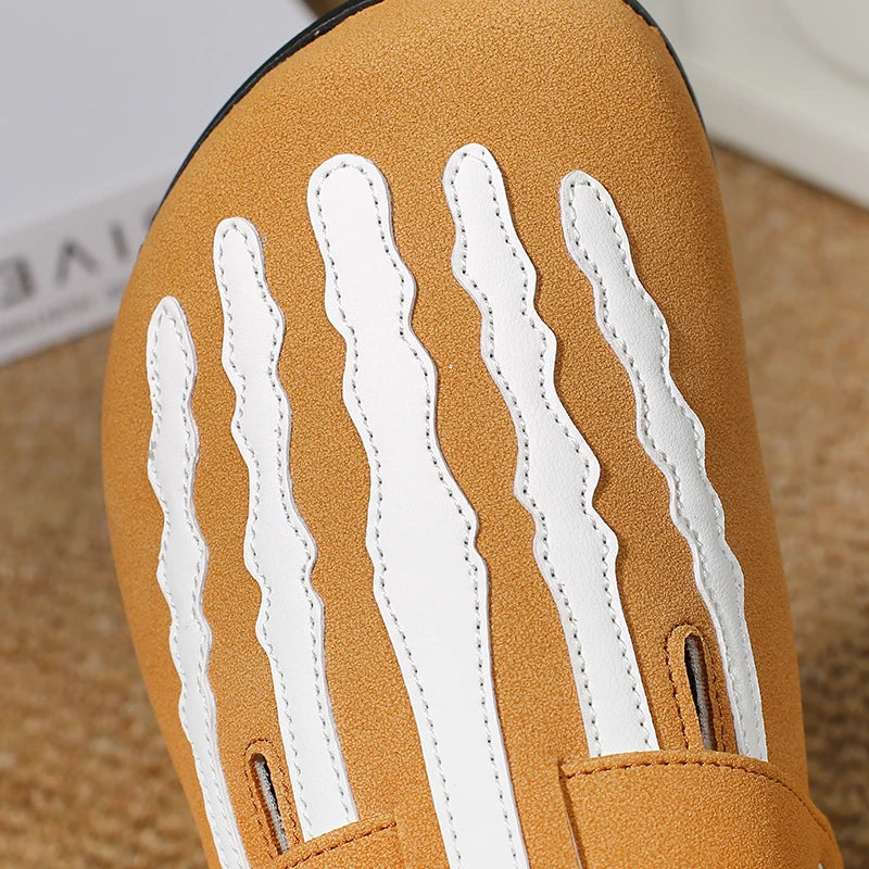 Striped Cork Clogs for Men – Stylish & Comfortable Footwear