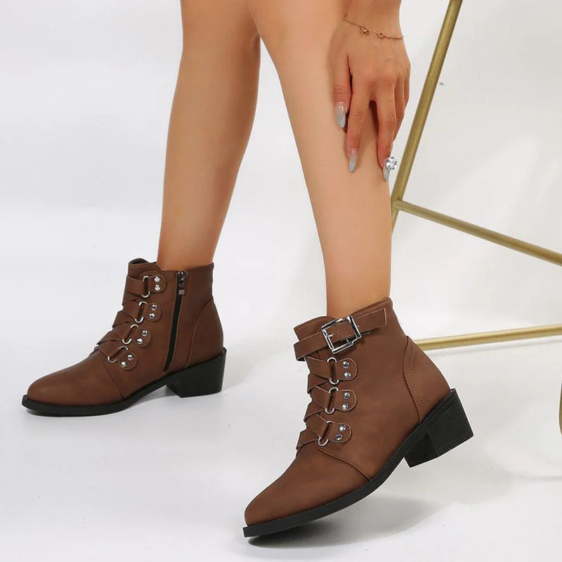 Structured Black Ankle Boots for Women – Elegant & Comfortable Booties