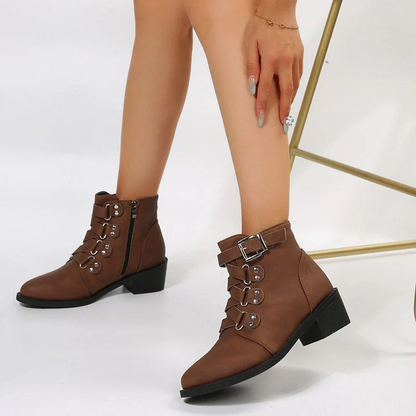 Structured Black Ankle Boots for Women – Elegant & Comfortable Booties