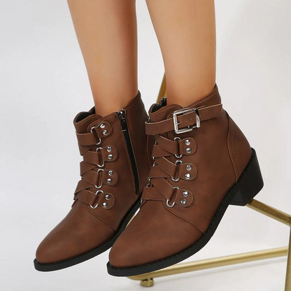Structured Black Ankle Boots for Women – Elegant & Comfortable Booties