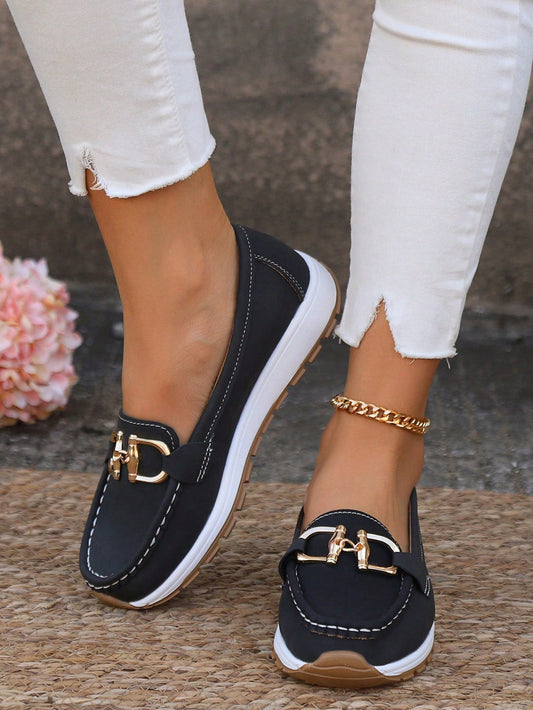 Stylish Black Loafers for Women – Elegant & Comfortable Fit