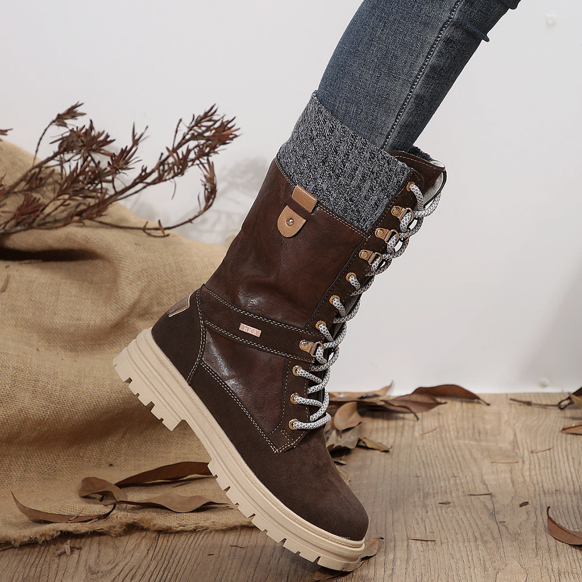 Stylish Mid-Calf Boots for Women – Comfortable & Versatile