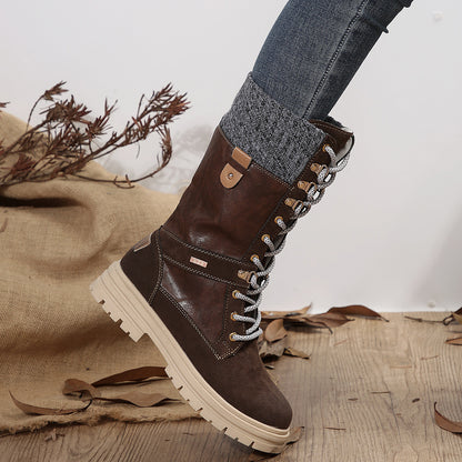 Stylish Mid-Calf Boots for Women – Comfortable & Versatile