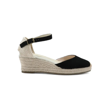 Stylish Wedge Sandals for Women – Comfortable & Versatile Black Wedges