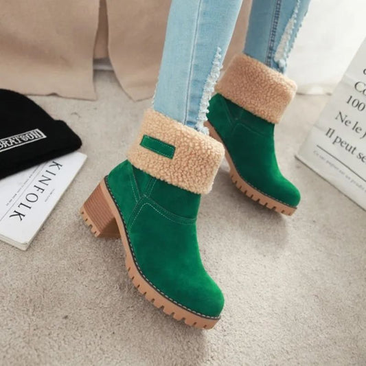 Suede Ankle Boots for Women – Elegant & Comfortable Winter Style