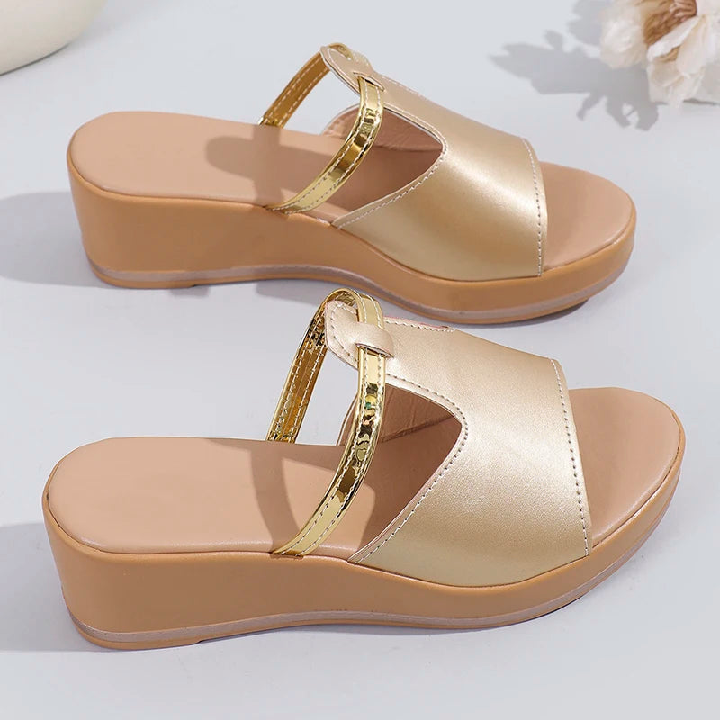 Suede Wedge Sandals for Women – Stylish & Comfortable