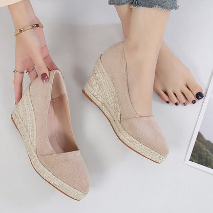 Suede Wedge Shoes for Women – Stylish & Versatile