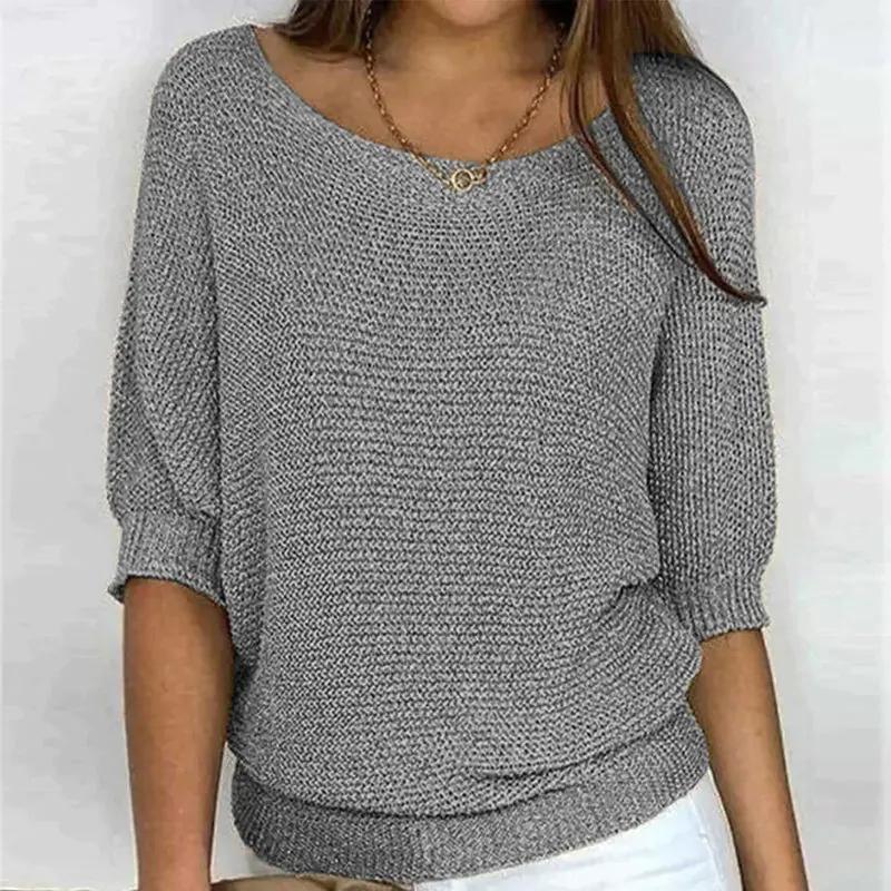 Textured Knit Pullover Sweater for Women – Cozy & Effortlessly Stylish-Caliboot