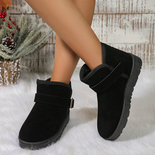 Textured Winter Snow Boots for Women – Warm & Comfortable