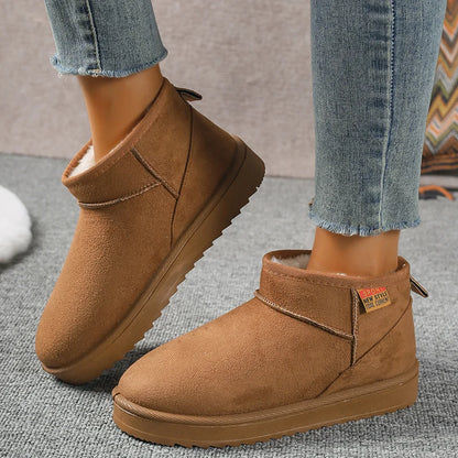 Thick Plush Snow Boots for Women – Cozy & Stylish Winter Footwear