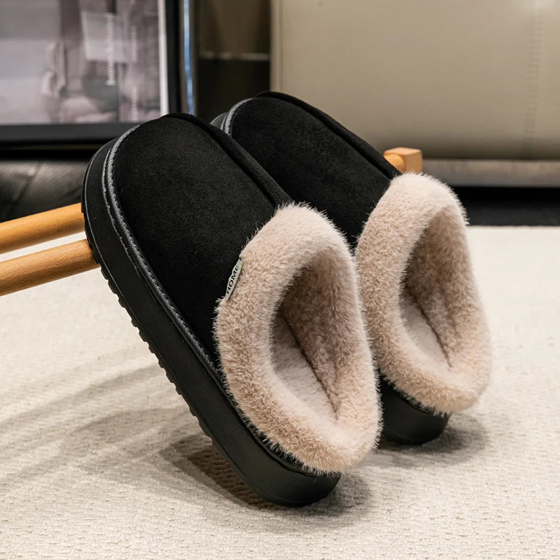 Thick Sole Slippers for Men – Cozy & Anti-Slip Comfort