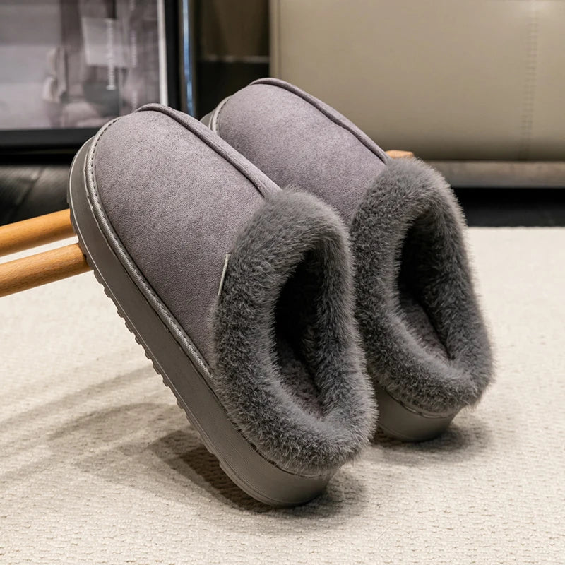 Thick Sole Slippers for Men – Cozy & Anti-Slip Comfort