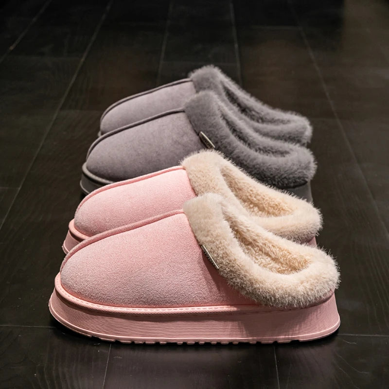 Thick Sole Slippers for Men – Cozy & Anti-Slip Comfort