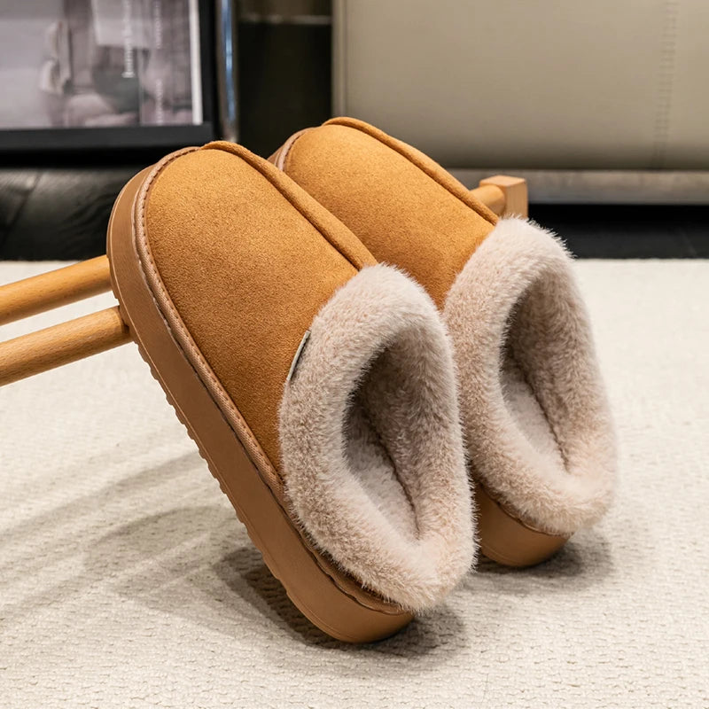 Thick Sole Slippers for Men – Cozy & Anti-Slip Comfort