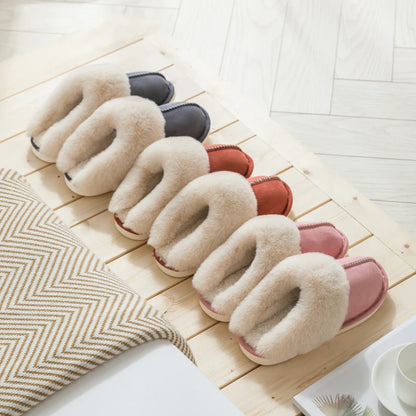 Thick Sole Velvet Slippers for Men and Women – Cozy & Non-Slip Comfort