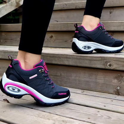 Thick Sole Wedge Sneakers for Women – Stylish & Comfortable