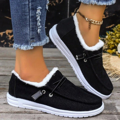 Thick Velvet Winter Shoes for Women – Cozy & Stylish Comfort