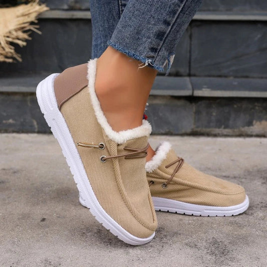 Thick Velvet Winter Shoes for Women – Cozy & Stylish Comfort