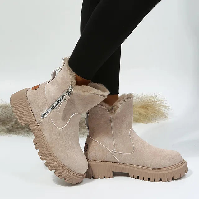 Thickened Cotton Winter Boots for Women – Cozy & Stylish Warmth