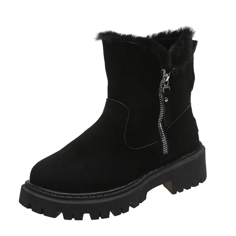 Thickened Cotton Winter Boots for Women – Cozy & Stylish Warmth