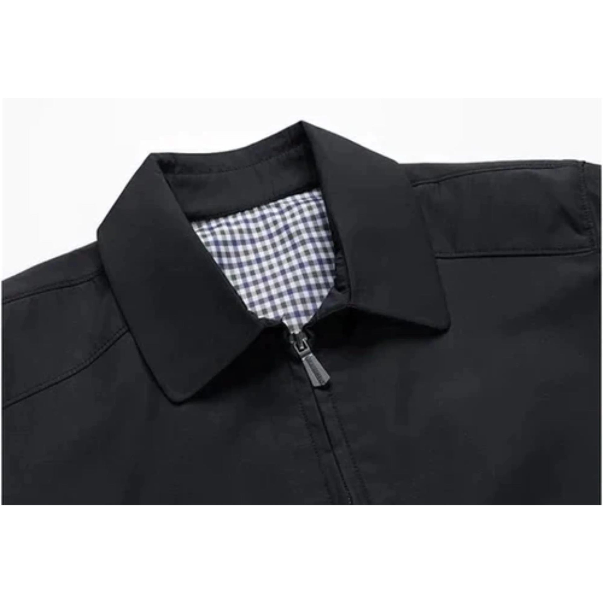 Trench Classique Homme – Imperméable Noir– Élégant et Confortable