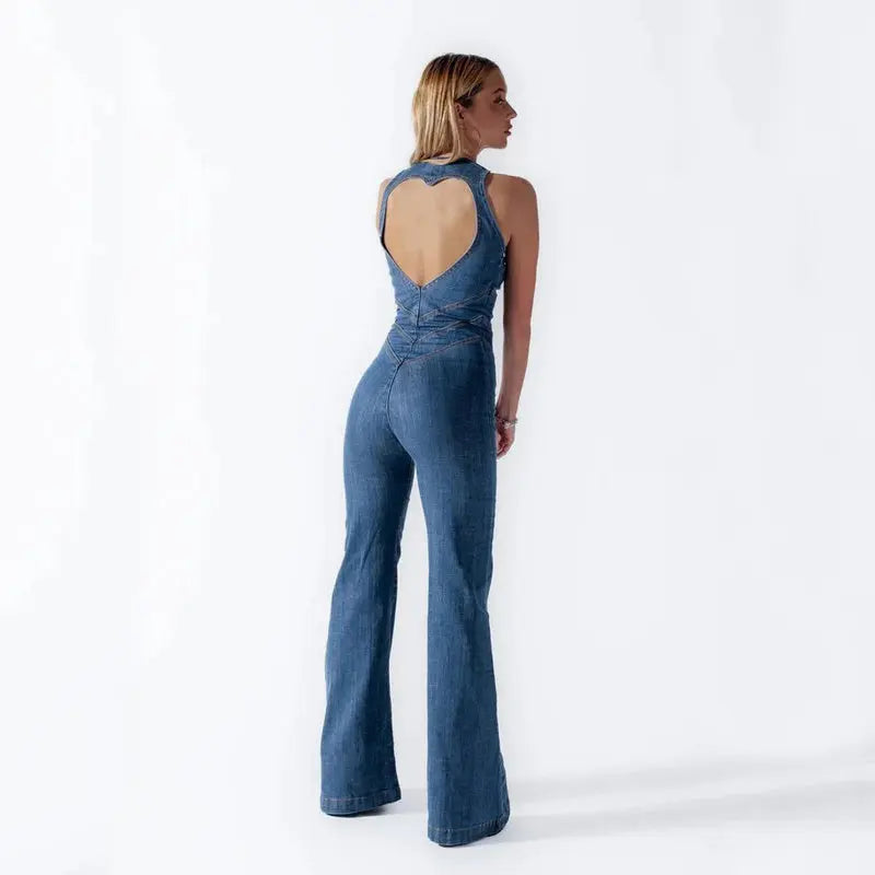 Trendy Denim Jumpsuit for Women – Stylish & Comfortable 2